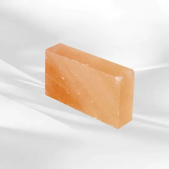 1 viên đá muối Himalya cho phòng xông hơi khô kích thước 20*10*5cm, đá muối dùng để nướng đồ ăn