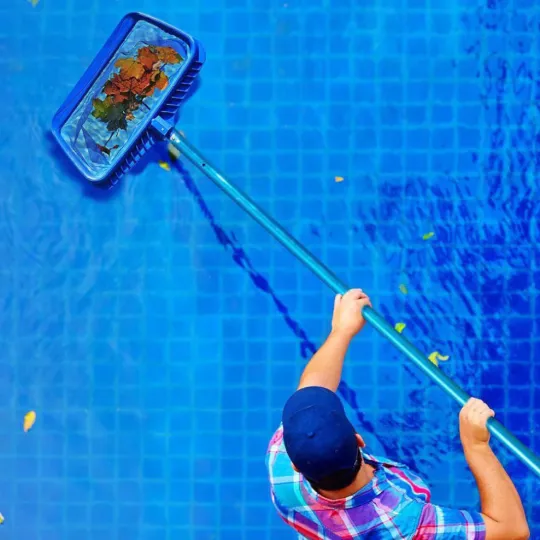 Vợt Rác Vệ Sinh Bể Bơi Lưới Sâu Lòng Thương Hiệu Minder, Vợt vớt rác hồ bơi, Phụ kiện vệ sinh hồ bơi
