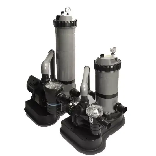 Cột lọc giấy hồ bơi Cartridge dòng CF thương hiệu Emaux, Bình lọc giấy hồ bơi, bình lọc bể bơi - CF25-5.5 m3/h