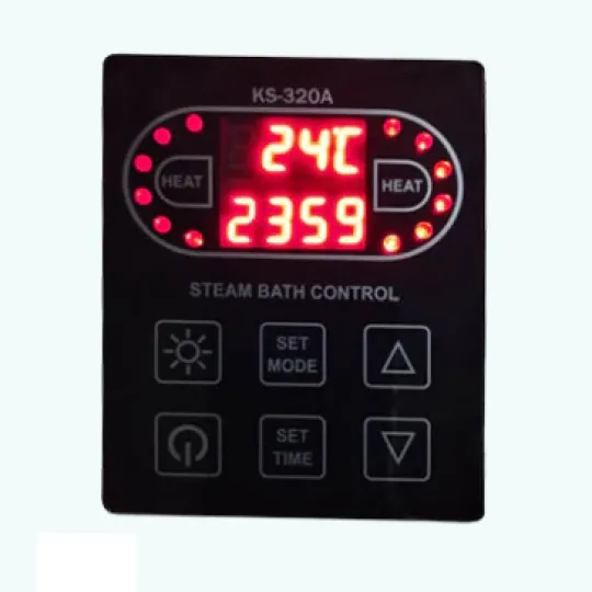 Máy Xông Hơi Ướt Coasts KSB Vỏ Inox | Điều Khiển KS-300 | Xả Cặn Tự Động