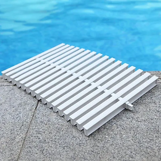 10 Mét Thanh chắn mương tràn bể bơi rộng 30cm chịu lực tốt chống ăn mòn.