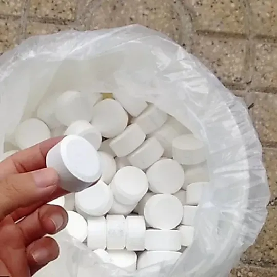 Clo xử lý nước Xô 5Kg dạng viên sủi 2g xử lý nước, Clo viên,TCCA 50% diệt khuẩn,clo bể bơi