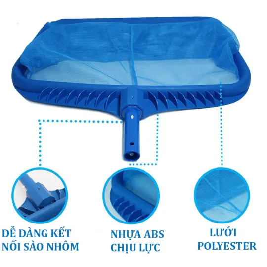 Vợt Rác Vệ Sinh Bể Bơi Lưới Sâu Lòng Thương Hiệu Minder, Vợt vớt rác hồ bơi, Phụ kiện vệ sinh hồ bơi