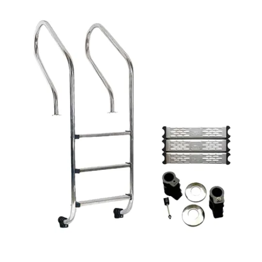 Thang bể bơi Emaux Inox 3 Bậc SFF315-P, Thang hồ bơi 3 bậc