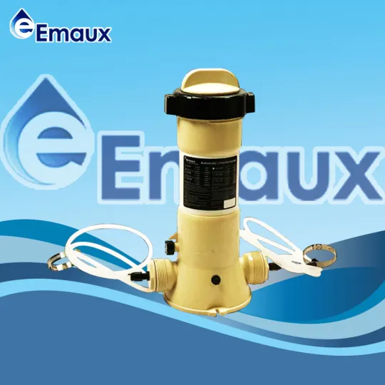 Bình châm Clo viên tự động Emaux, Bộ mài mòn Chlorine hồ bơi, Bộ châm Clo hồ bơi, Bộ mài mòn hóa chất hồ bơi - 2Kg Clo (hồ < 20m3)